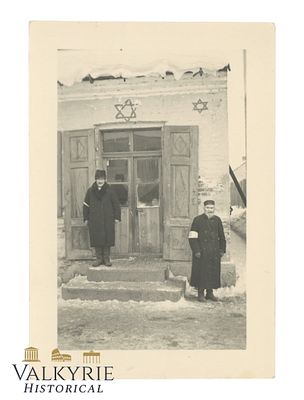 Private Photo Taken By Germans in the Jewish Ghetto of Polish City of Kozienice. One of the 