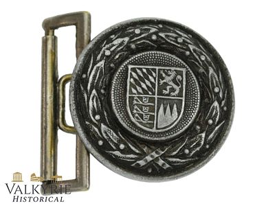 German Officer Fire Brigade Buckle Province of Bavaria. Officer buckle of the fire brigade of 