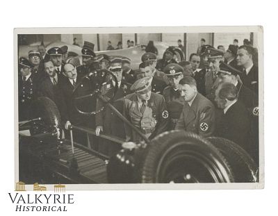 German Commemorative Postcard of the International Automobile & Motorcycle Exhibition in 1939. Ge 