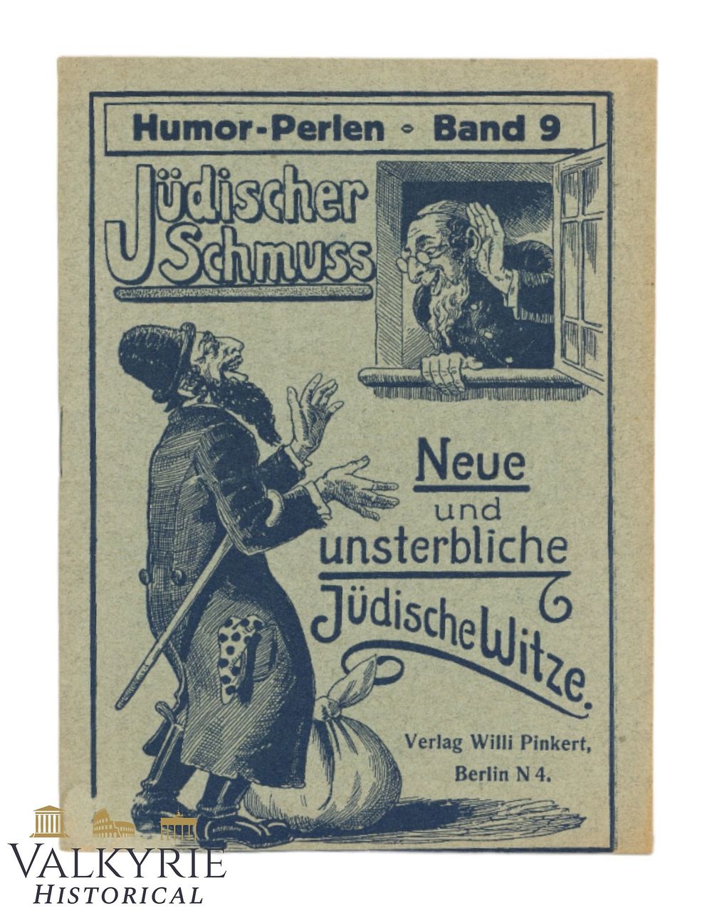 Lot 1247: German Anti-Semitic Humorous Magazine "Humour Pearls" Nr.9 "Jewish Nonsenses" 1920s