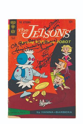 A Multi-Signed "The Jetsons" Comic Book. (Gold Key, 1968) Issue 25 of The Jetsons 