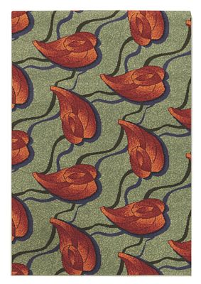 A Disneyland Resort "Leaves" Carpet Sample. (Disney, 2000s) A large carpet sample sourced from 