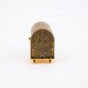 Spain - STEEL MINIATURE CASKET WITH DAMASCENED STAR DECOR. STEEL MINIATURE CASKET WITH DAMASCENED Image - 1