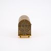 Spain - STEEL MINIATURE CASKET WITH DAMASCENED STAR DECOR. STEEL MINIATURE CASKET WITH DAMASCENED Image - 3