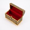 Spain - STEEL MINIATURE CASKET WITH DAMASCENED STAR DECOR. STEEL MINIATURE CASKET WITH DAMASCENED Image - 4