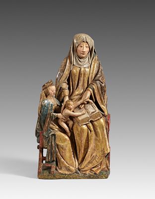 Rhineland: Virgin and Child with Saint Anne. RHINELAND
Title: Virgin and Child with Saint Anne. 