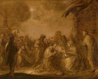 Adriaen Pietersz. van de Venne: The Adoration of the Kings. VENNE, ADRIAEN PIETERSZ. VAN 