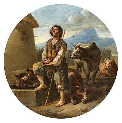 Jacob van Staverden: The Lost Son as Sheperd with the Animals. STAVERDEN, JACOB VAN 1656 