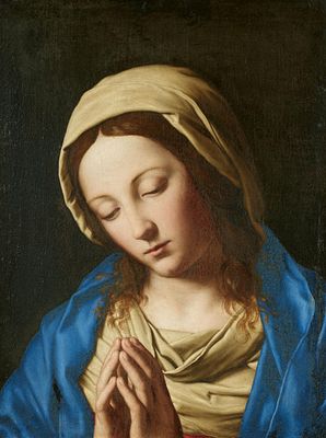 Giovanni Battista Salvi: Praying Madonna. SALVI, GIOVANNI BATTISTA
('Il Sassoferrato') 1609 