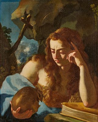 Francesco Solimena: Saint Mary Magdalene. SOLIMENA, FRANCESCO 1657 Canale di Serino - 1747 Barra 