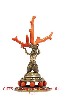 Kunstkammerobjekt mit Triton. KUNSTKAMMEROBJEKT MIT TRITON. Bernot &amp; Heger. Wien. 