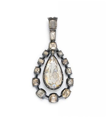 Historischer Diamant-Anhänger. HISTORISCHER DIAMANT-ANHÄNGER. Herkunft: Wohl Niederlande. 