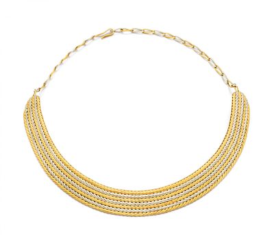 Bicolour Gold-Collier. BICOLOUR GOLD-COLLIER. Herkunft: Wohl Italien. Datierung: Um 