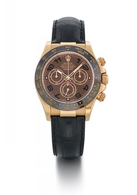 ROLEX 
Daytona. 
Type of watch: Wristwatch. 
Origin: 