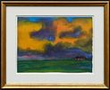 Emil Nolde: Marschlandschaft mit Bauernhof und Abendhimmel. NOLDE, EMIL
1867 Nolde - 1956 Image - 1