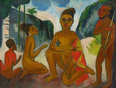 Hermann Max Pechstein: Der J&uuml;ngling. PECHSTEIN, HERMANN MAX 1881 Zwickau - 1955 Berlin Title: 