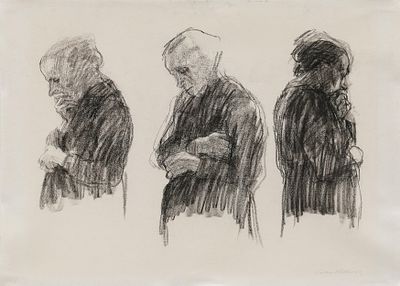 K&auml;the Kollwitz: Drei Studien einer Arbeiterfrau. KOLLWITZ, K&Auml;THE
1867 K&ouml;nigsberg - 1945 