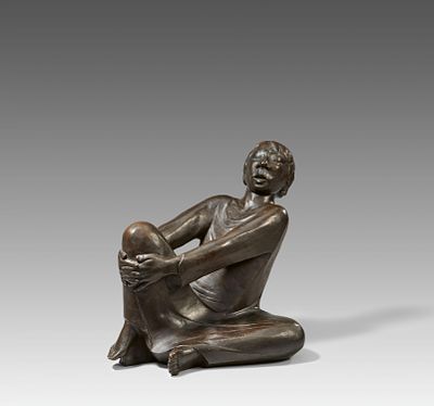 Ernst Barlach: Der singende Mann. BARLACH, ERNST 1870 Wedel - 1938 Rostock Title: Der 