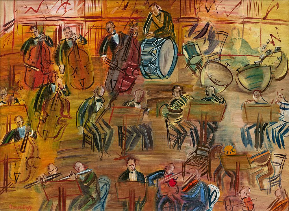 Raoul Dufy: L'Orchestre. DUFY, RAOUL 1877 Le Havre - 1953 Forcalquier Title: L'Orchestre. 