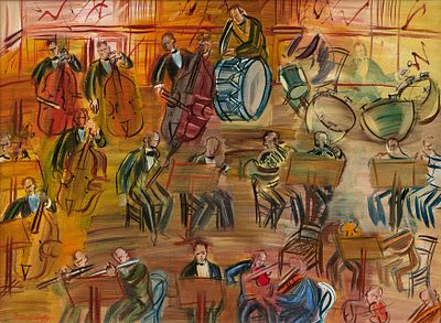 Raoul Dufy: L'Orchestre. DUFY, RAOUL 1877 Le Havre - 1953 Forcalquier Title: L'Orchestre. 