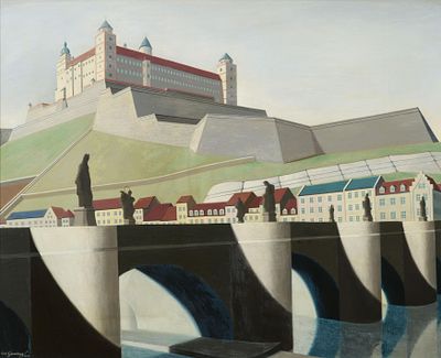 Carl Grossberg: Festung Marienberg bei W&uuml;rzburg. GROSSBERG, CARL 1894 Elberfeld/Wuppertal - 