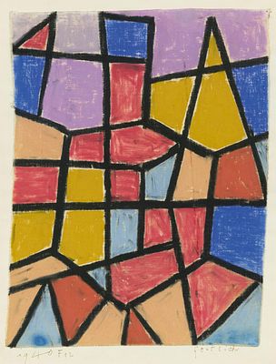 Paul Klee: "Festlich". KLEE, PAUL 1879 M&uuml;nchenbuchsee - 1940 Muralto/ Ticino Title: 