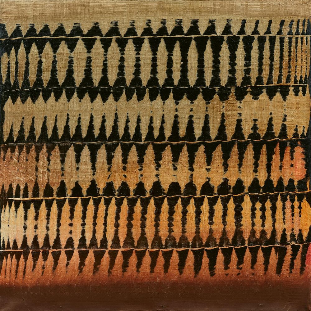 Heinz Mack: "Dynamische Struktur schwarz und braun" (Herbstbl&auml;tter). MACK, HEINZ 1931 Lollar 