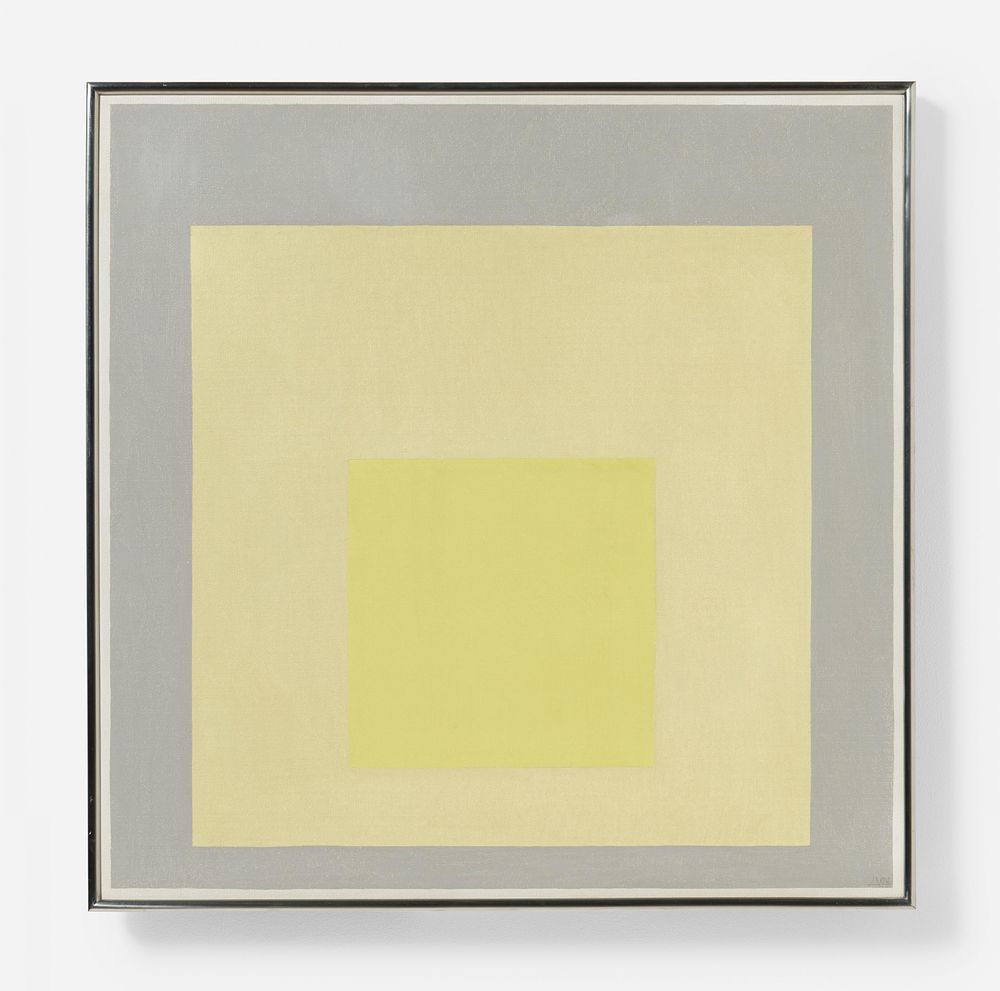 Josef Albers: Study for Homage to the Square "Morning Sight". ALBERS, JOSEF 1888 Bottrop - 1976 