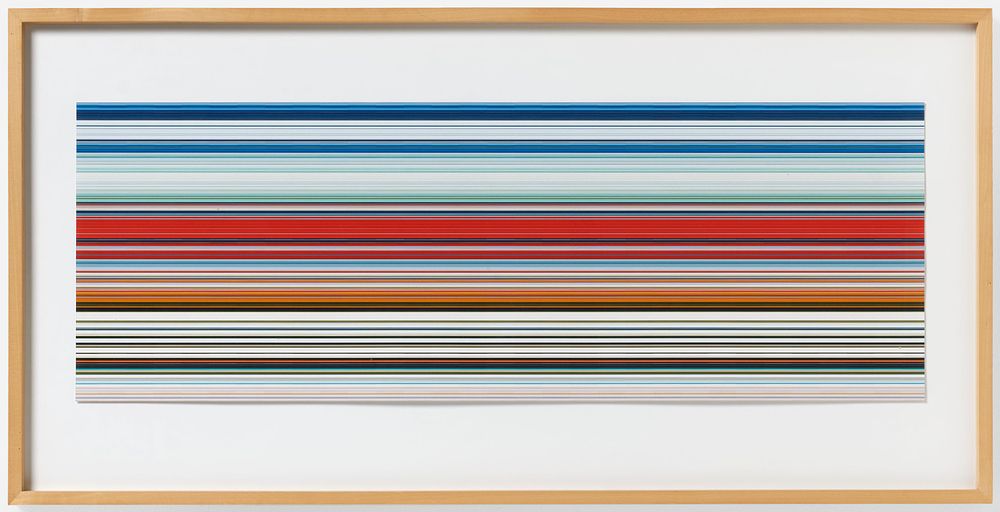 Gerhard Richter: Strip (3817). RICHTER, GERHARD 1932 Dresden 
Title: Strip (3817). 
Date: 