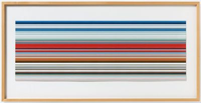 Gerhard Richter: Strip (3817). RICHTER, GERHARD 1932 Dresden Title: Strip (3817). Date: 