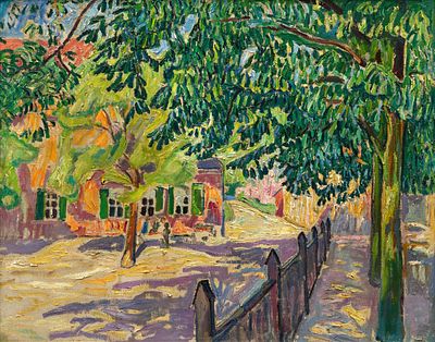 Theo von Brockhusen: Gasthaus Baumgartenbr&uuml;ck. BROCKHUSEN, THEO VON
1882 