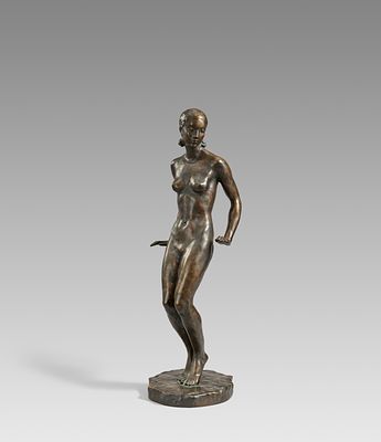 Fritz Klimsch: T&auml;nzerin (Tanzende). KLIMSCH, FRITZ 1870 Frankfurt a. M. - 1960 Saig Title: 