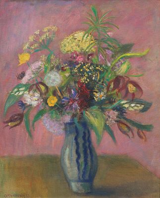 Otto Modersohn: Blumenstillleben. MODERSOHN, OTTO
1865 Soest - 1943 Rotenburg Title: 