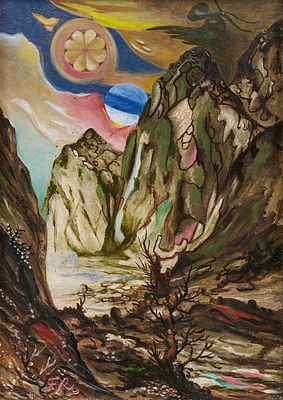 Franz Radziwill: Gebirgslandschaft. RADZIWILL, FRANZ
1895 Strohhausen/Wesermarsch - 1983 