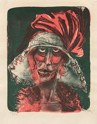 Otto Dix: Leonie. DIX, OTTO 1891 Untermhaus/Gera - 1969 Singen Title: Leonie. Date: 1923. 