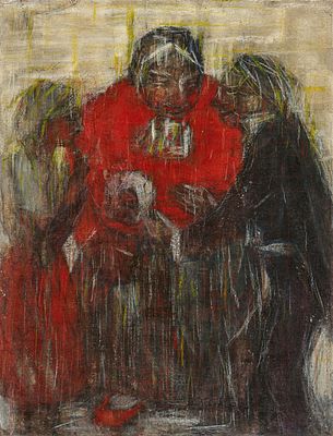 Christian Rohlfs: "Huldigung". ROHLFS, CHRISTIAN
1849 Niendorf - 1938 Hagen Title: 