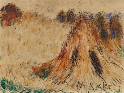 Christian Rohlfs: Hockenfeld. ROHLFS, CHRISTIAN
1849 Niendorf - 1938 Hagen Title: 