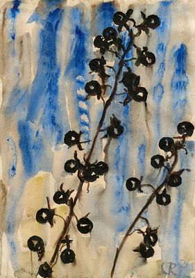 Christian Rohlfs: "Schwarze Beeren". ROHLFS, CHRISTIAN
1849 Niendorf - 1938 Hagen Title: 