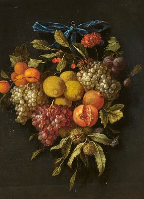 Jan Pauwels Gillemans the Younger: Still Life with Grapes and Lemons. GILLEMANS THE YOUNGER 