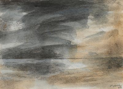 Henry Moore: Sea and Clouds. MOORE , HENRY 1898 Castleford/UK–1986 Much Hadham/UK Title: Sea and 