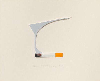 Tom Wesselmann: Smoking Cigarette. WESSELMANN , TOM 1931 Cincinnati, OH/USA–2004 New York Title: 
