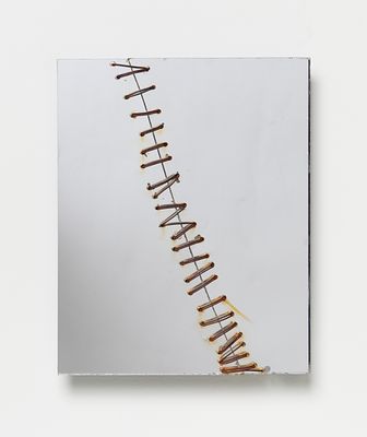 Kader Attia: Repaired Broken Mirror #8. ATTIA , KADER 1970 Dugny/France Title: Repaired Broken 