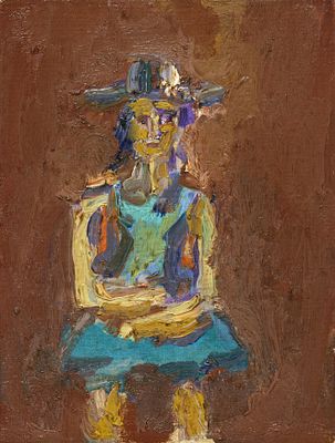 George Condo: Petite jeune fille. CONDO , GEORGE 1957 Concord, NH/USA Title: Petite jeune fille. 