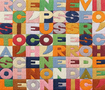 Alighiero Boetti: "Resta solo ci&ograve; che &egrave;...". BOETTI , ALIGHIERO 1940 Turin–1994 Rom Title: 