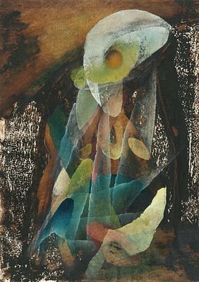 Fritz Winter: Triebkr&auml;fte der Erde. WINTER , FRITZ 1905 Altenb&ouml;gge–1976 Herrsching Title: 