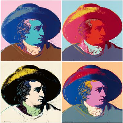 Andy Warhol: Goethe. WARHOL , ANDY 1928 Pittsburgh, PA/USA–1987 New York Title: Goethe. Date: 