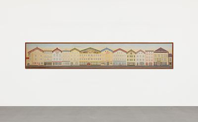 Carl Grossberg: Marktstra&szlig;e in Bad T&ouml;lz. GROSSBERG , CARL 1894 Elberfeld/Wuppertal–1940 