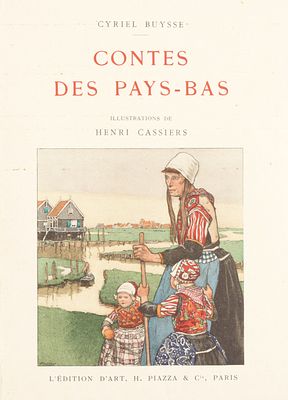 BUYSSE, Cyriel. Contes des Pays-Bas Paris H. Piazza 1910 In-8&deg;, 159 pp. Illustr&eacute; de 50 
