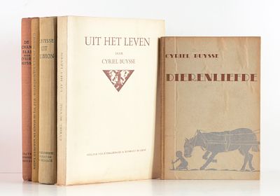 BUYSSE, Cyriel. Uit het leven Gent Van Rysselberghe &amp; Rombaut [1930] Kl in-4&deg;, 238 blz 
