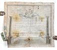 [FRANC-MACONNERIE]. Collection de 5 dipl&ocirc;mes de franc-ma&ccedil;onnerie 
Le premier Image - 1
